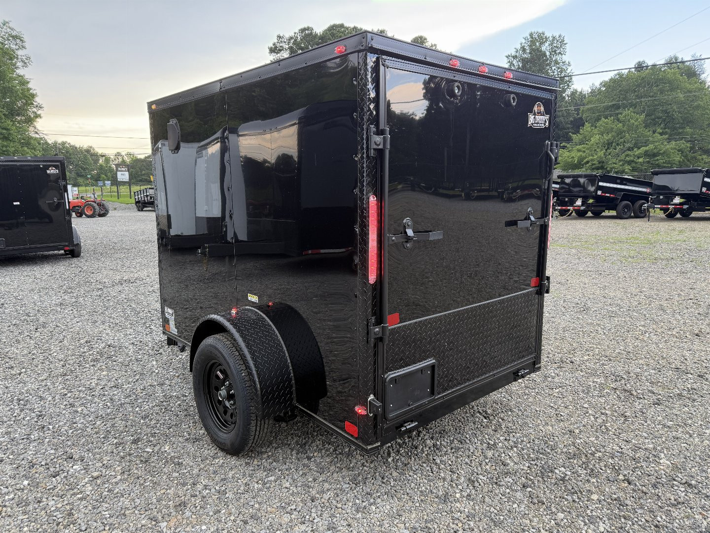 New 2025 Big Daddy's Edition, 5X8, Single Axle, Polycor, 16" On Center Construction, Blackout Package