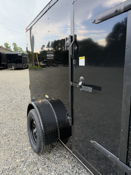 New 2025 Big Daddy's Edition, 5X8, Single Axle, Polycor, 16" On Center Construction, Blackout Package