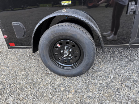 New 2025 Big Daddy's Edition, 5X8, Single Axle, Polycor, 16" On Center Construction, Blackout Package