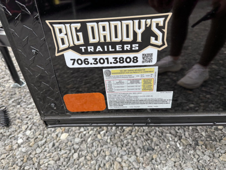 New 2025 Big Daddy's Edition, 5X8, Single Axle, Polycor, 16" On Center Construction, Blackout Package