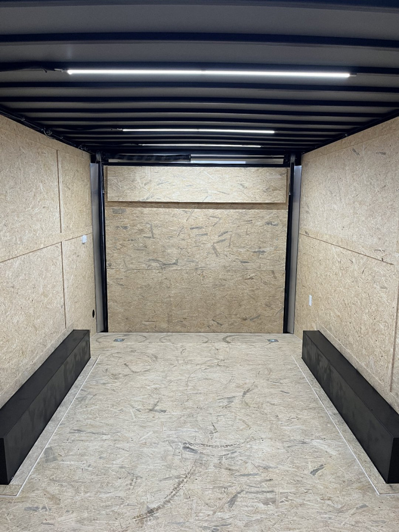 New 2025 Spartan Cargo 8.5x16 Custom Enclosed Trailer, White PolyCor ...
