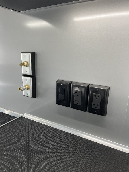 New 2026 Haulmark 34 EDGE Bathroom Race Trailer, Black PolyCor With Black Trim, 18K GVWR, 54" ALX Slide Out Step, Awning, Air Prep, A/C, Landing Light PKG