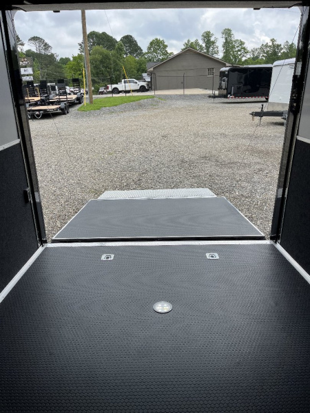 New 2026 Haulmark 34 EDGE Bathroom Race Trailer, Black PolyCor With Black Trim, 18K GVWR, 54" ALX Slide Out Step, Awning, Air Prep, A/C, Landing Light PKG