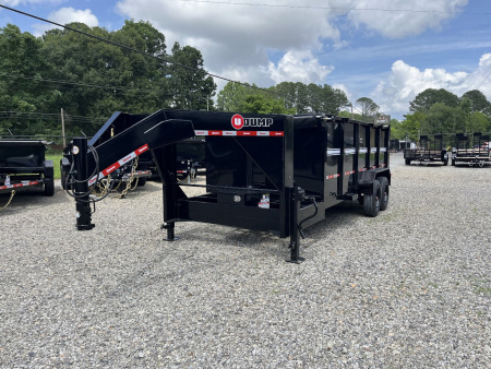 New 2025 U-Dump 7'x16'x48  Dump Trailer, Gooseneck Dump Trailer, 16K GVWR