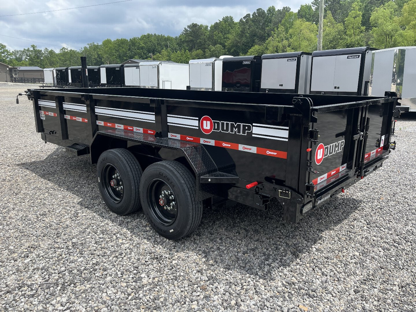 New 2025 U-Dump 7x16'x25" Dump Trailer, Pro Series, Low Profile, 16K GVWR
