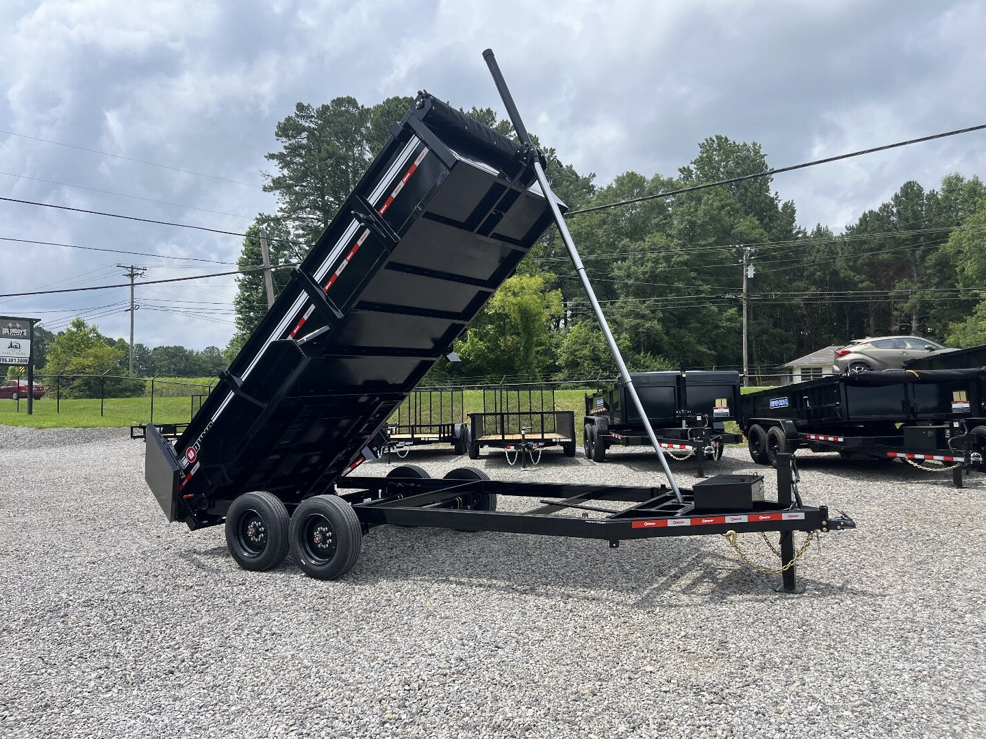 New 2025 U-Dump 7x16'x25" Dump Trailer, Pro Series, Low Profile, 16K GVWR