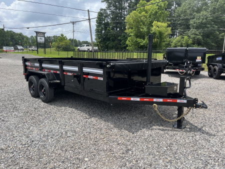 New 2025 U-Dump 7x16'x25  Dump Trailer, Pro Series, Low Profile, 16K GVWR