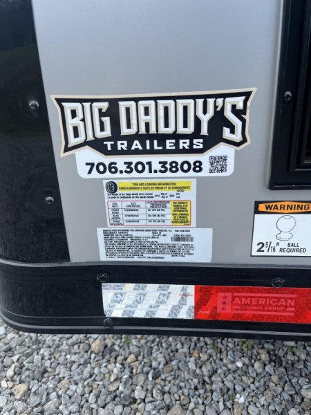 New 2026 HAULMARK 32' EDGE RACE TRAILER, SPORTSMAN PLUS PKG, SILVER POLYCOR WITH BLACK TRIM, 14K GVWR, 96" WIDE REAR DOOR OPENING, 7'4" INTERIOR HEIGHT