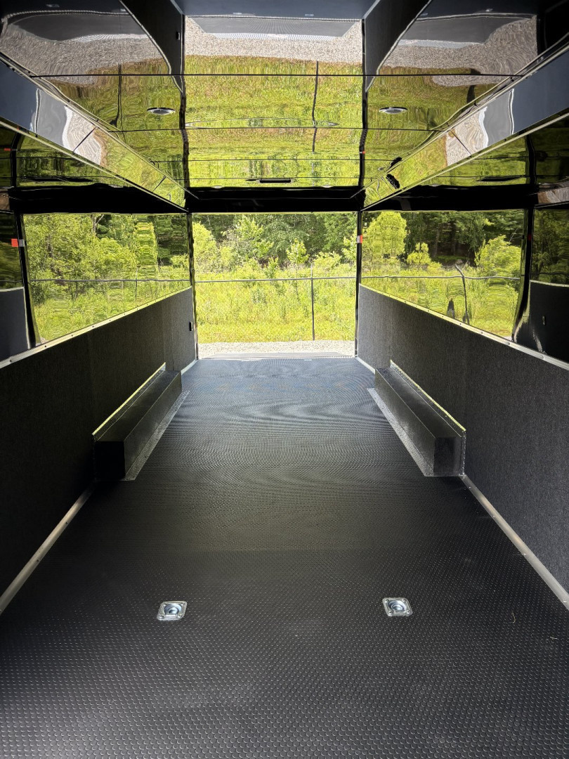 New 2025 Haulmark 32 EDGE Race Trailer, Sportsman Plus PKG, Black PolyCor With Black Trim, 14K GVWR, 96" Wide Rear Door Opening, 7'4" Interior Height