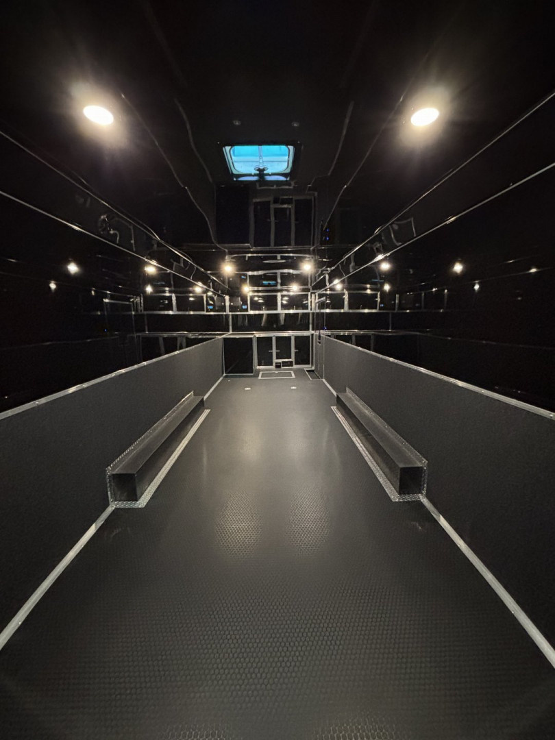 New 2025 Haulmark 32 EDGE Race Trailer, Sportsman Plus PKG, Black PolyCor With Black Trim, 14K GVWR, 96" Wide Rear Door Opening, 7'4" Interior Height