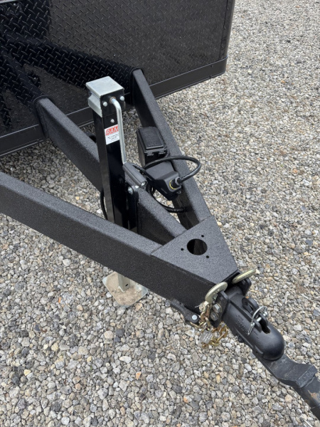 New 2025 Haulmark 32 EDGE Race Trailer, Sportsman Plus PKG, Black PolyCor With Black Trim, 14K GVWR, 96" Wide Rear Door Opening, 7'4" Interior Height