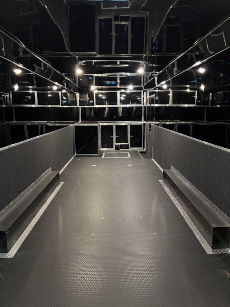 New 2025 Haulmark 32 EDGE Race Trailer, Sportsman Plus PKG, Black PolyCor With Black Trim, 14K GVWR, 96" Wide Rear Door Opening, 7'4" Interior Height