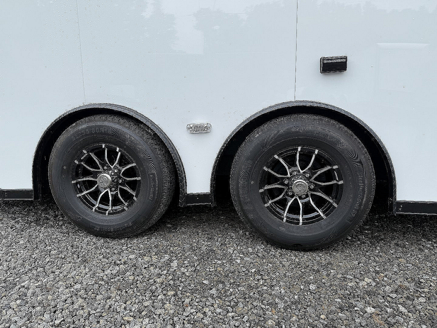 New 2026 Spartan Cargo 8.5x24 Enclosed Race Trailer, White PolyCor, Race PKG, A/C, Awning, 10K Torsion Spread Axle, 7'6" Interior Height