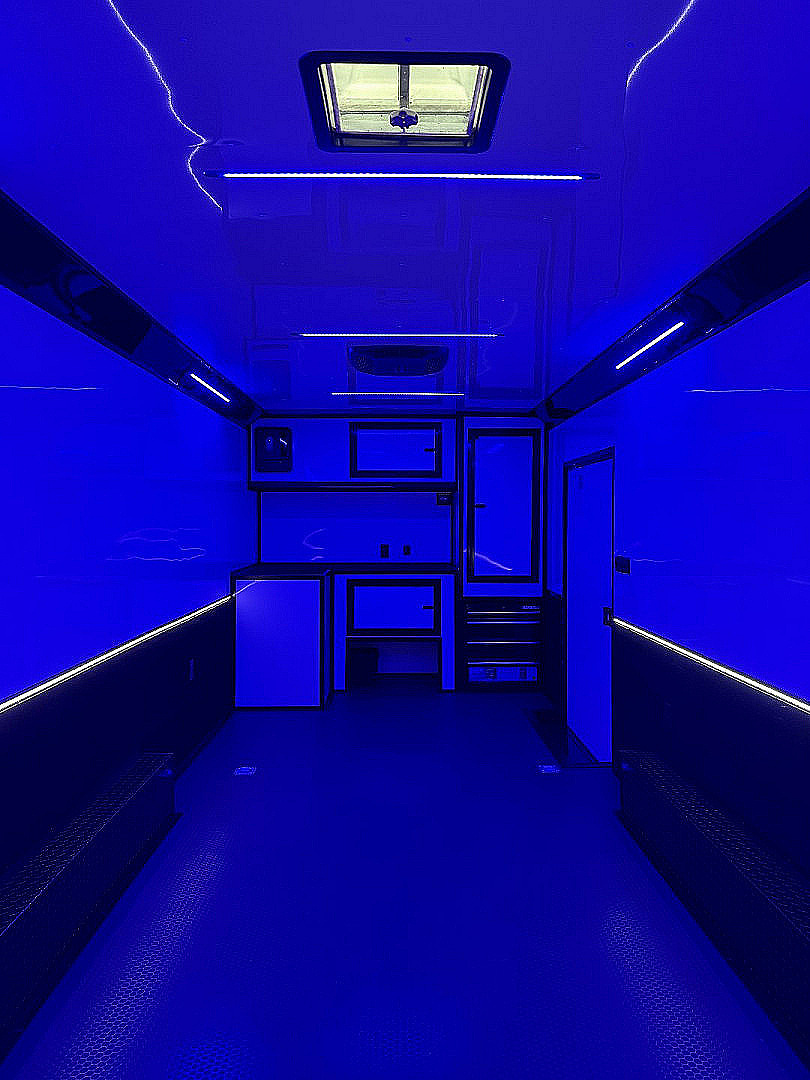 New 2026 Spartan Cargo 8.5x24 Enclosed Race Trailer, White PolyCor, Race PKG, A/C, Awning, 10K Torsion Spread Axle, 7'6" Interior Height