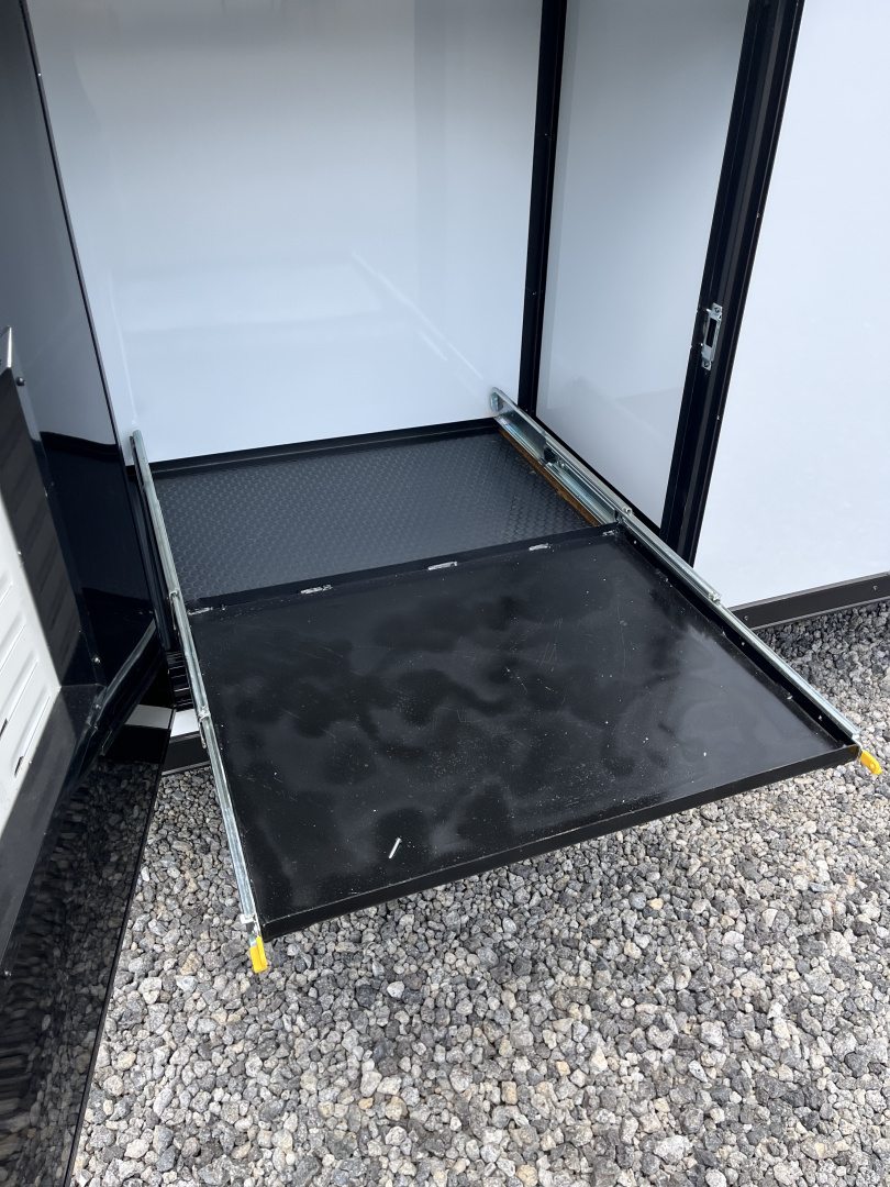 New 2026 Spartan Cargo 8.5x24 Enclosed Race Trailer, White PolyCor, Race PKG, A/C, Awning, 10K Torsion Spread Axle, 7'6" Interior Height