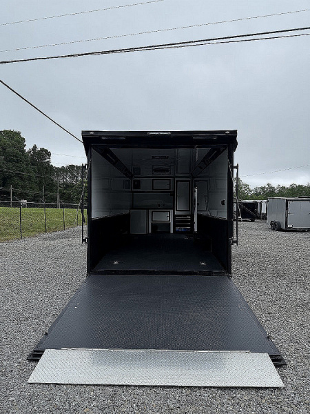 New 2026 Spartan Cargo 8.5x24 Enclosed Race Trailer, White PolyCor, Race PKG, A/C, Awning, 10K Torsion Spread Axle, 7'6" Interior Height