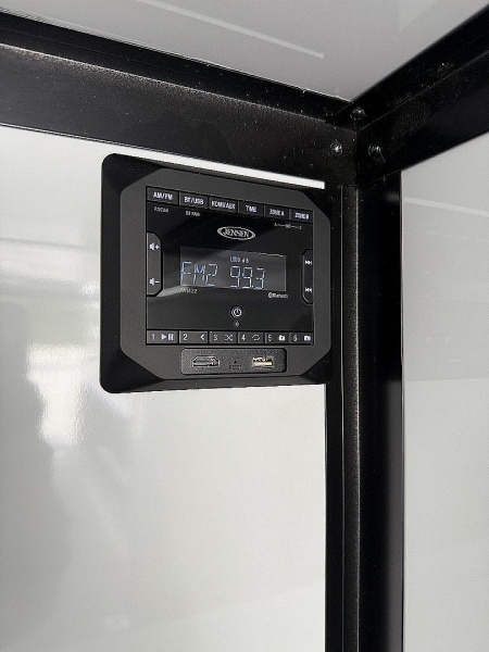 New 2026 Spartan Cargo 8.5x24 Enclosed Race Trailer, White PolyCor, Race PKG, A/C, Awning, 10K Torsion Spread Axle, 7'6" Interior Height