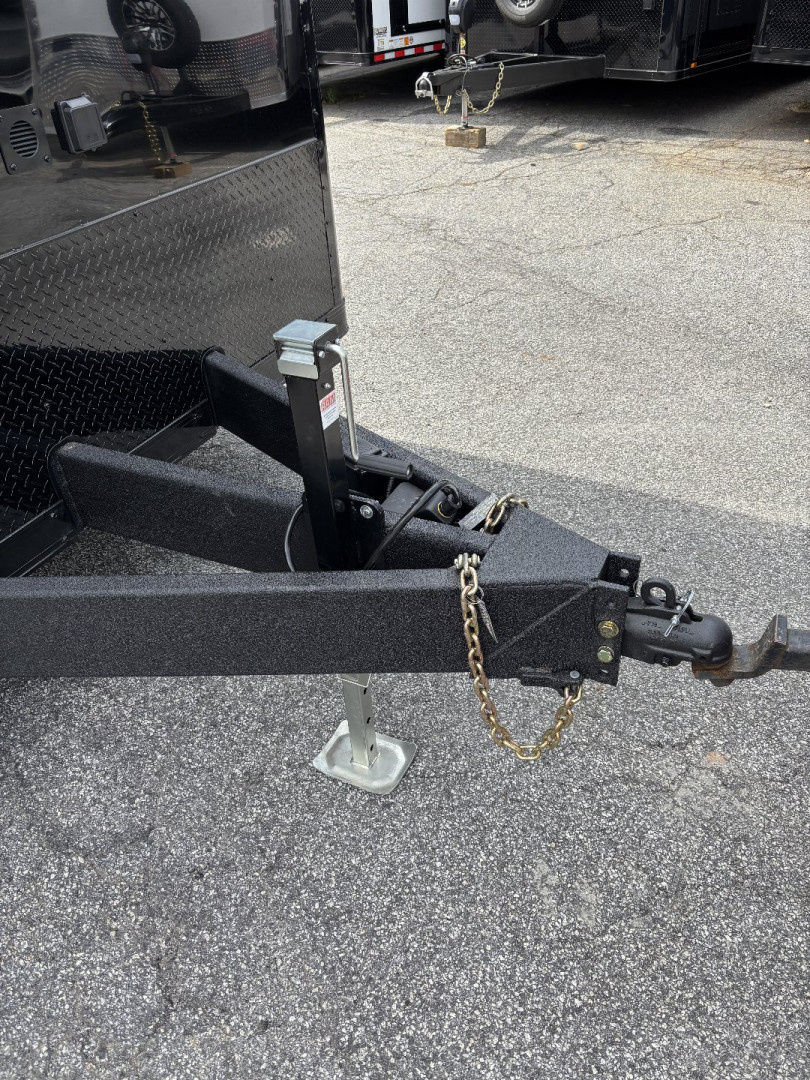 New 2025 Haulmark 28 EDGE Race Trailer, ProStock PKG, Black PolyCor, Black Interior, 14K GVWR, 7'4" Interior, Landing Light PKG, Fully Undercoated Frame