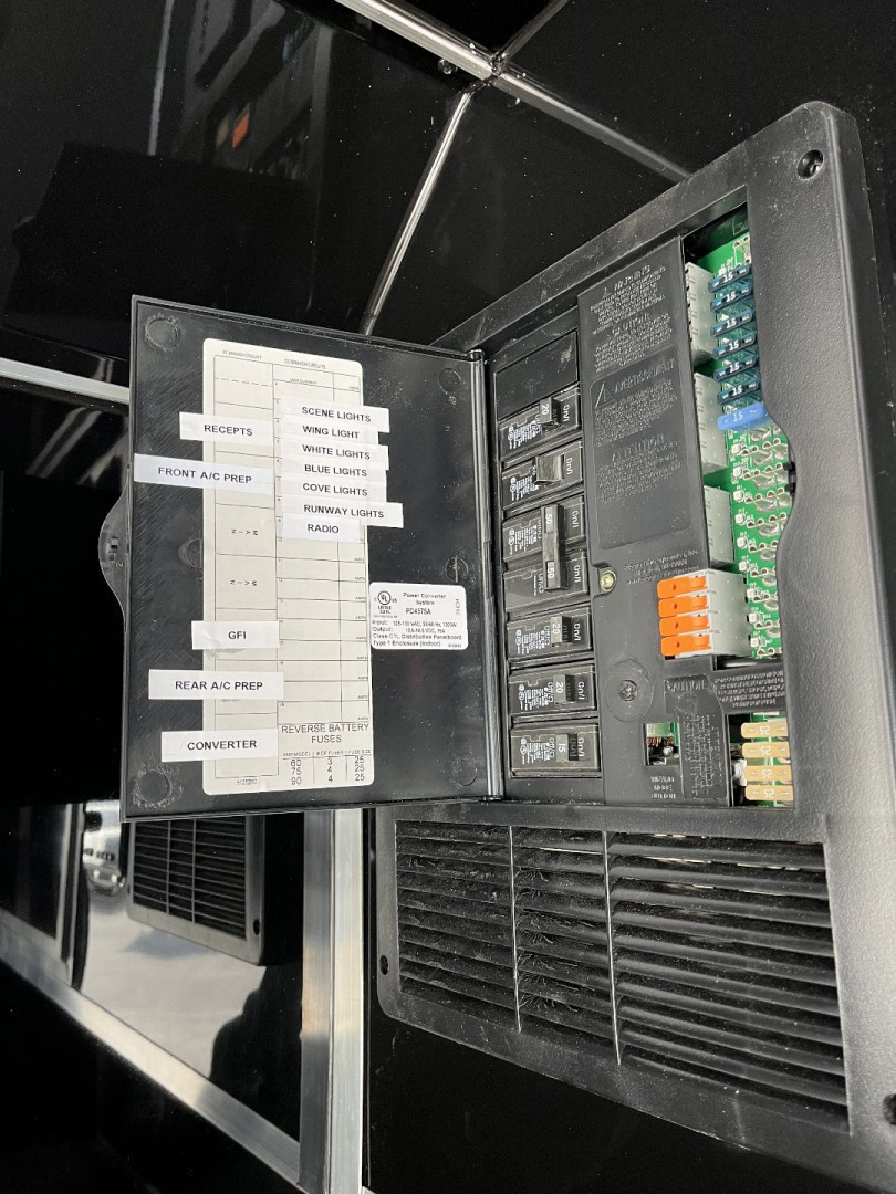 New 2025 Haulmark 28 EDGE Race Trailer, ProStock PKG, Black PolyCor, Black Interior, 14K GVWR, 7'4" Interior, Landing Light PKG, Fully Undercoated Frame