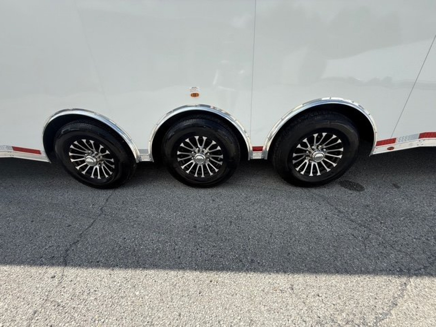 New 2025 Vintage Trailers 8.5x48 Race Trailer with Bathroom