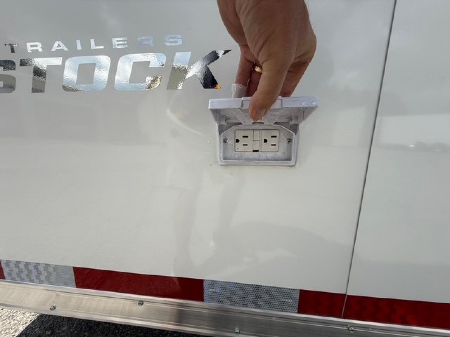 New 2025 Vintage Trailers 8.5x48 Race Trailer with Bathroom