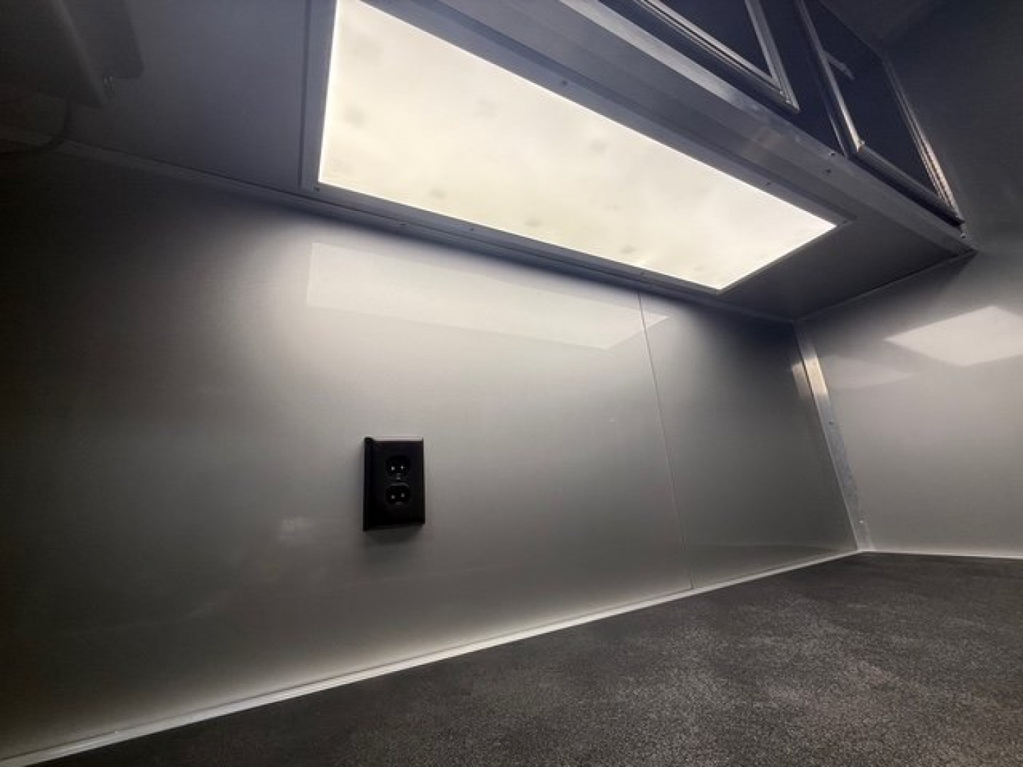 New 2025 Vintage Trailers 8.5x48 Race Trailer with Bathroom