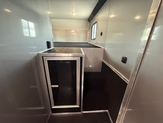 New 2025 Vintage Trailers 8.5x48 Race Trailer with Bathroom