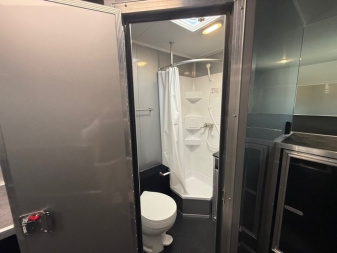 New 2025 Vintage Trailers 8.5x48 Race Trailer with Bathroom