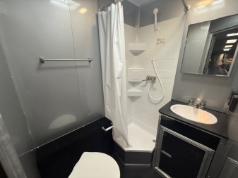 New 2025 Vintage Trailers 8.5x48 Race Trailer with Bathroom