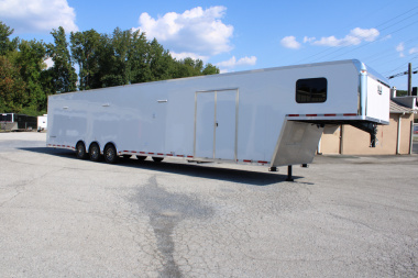 New 2025 Vintage Trailers 8.5x48 Race Trailer with Bathroom