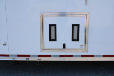 New 2025 Vintage Trailers 8.5x48 Race Trailer with Bathroom