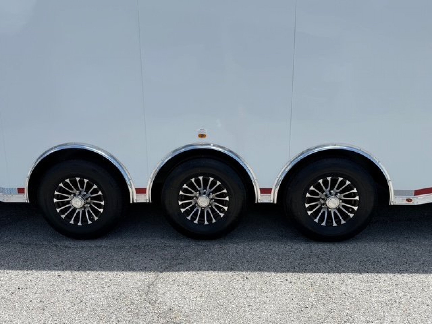 New 2025 Vintage Trailers 8.5x34 Race Trailer With Bathroom