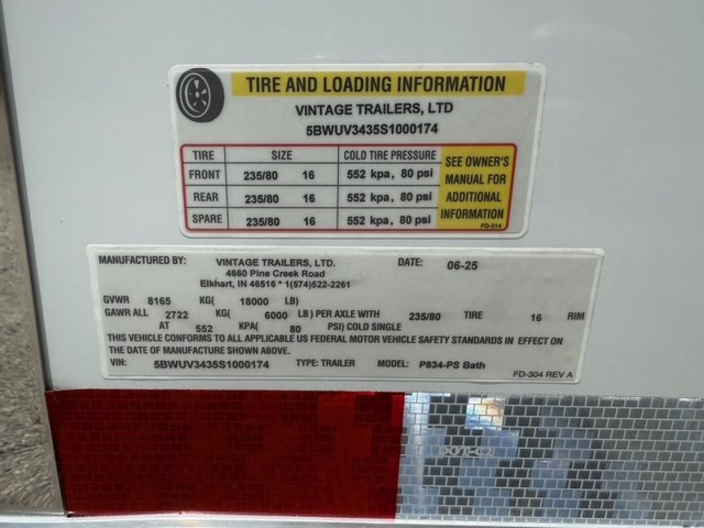 New 2025 Vintage Trailers 8.5x34 Race Trailer With Bathroom