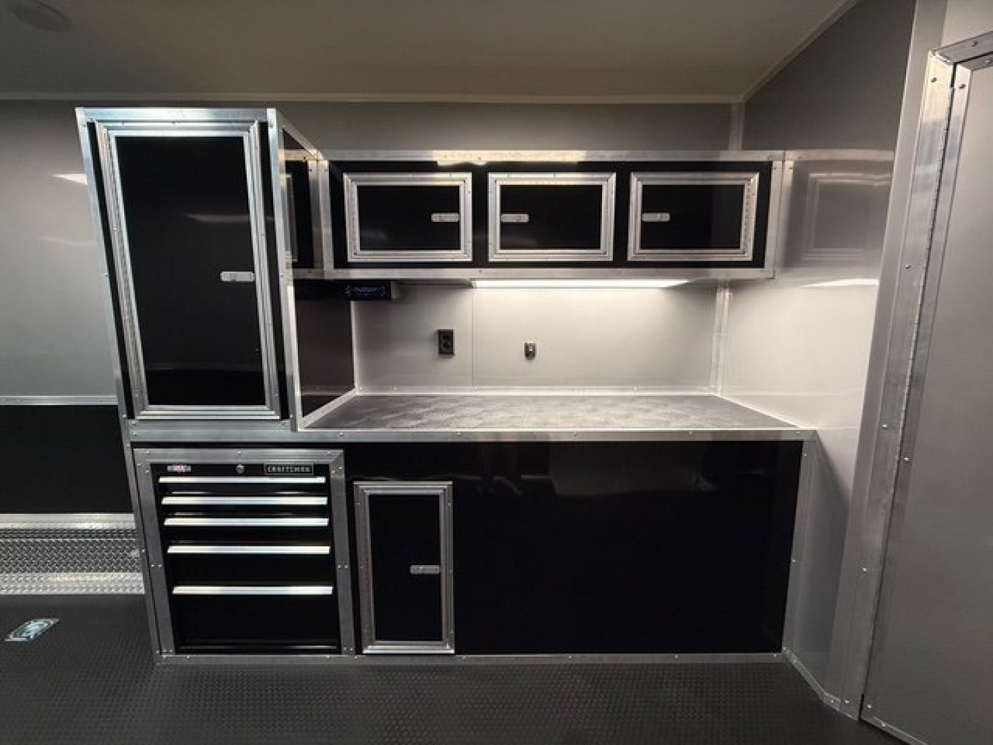 New 2025 Vintage Trailers 8.5x34 Race Trailer With Bathroom