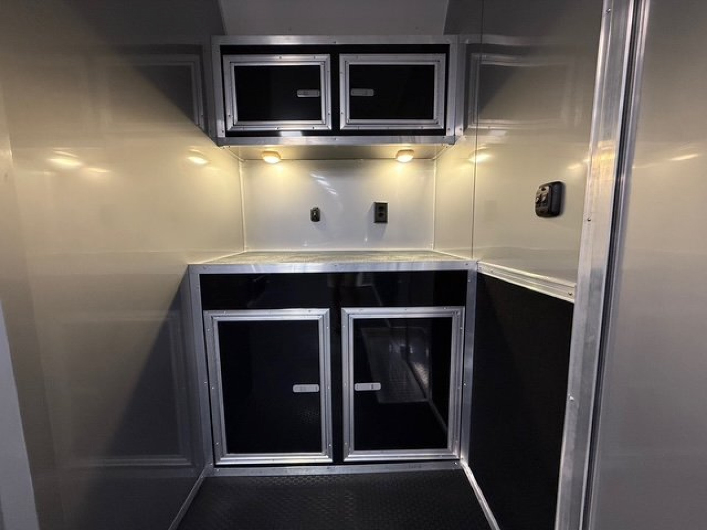 New 2025 Vintage Trailers 8.5x34 Race Trailer With Bathroom