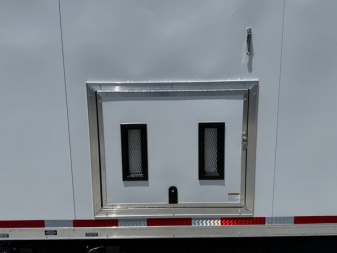 New 2025 Vintage Trailers 8.5x34 Race Trailer With Bathroom