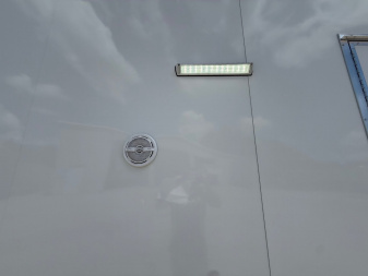 New 2025 Vintage Trailers 8.5x34 Race Trailer With Bathroom