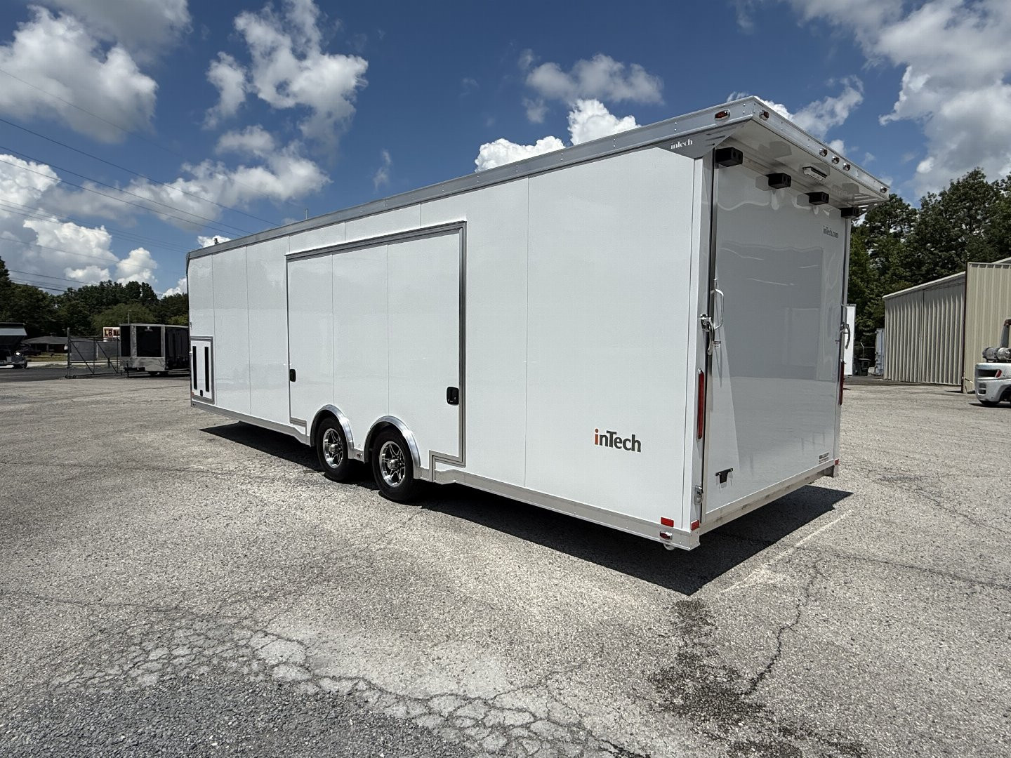 New 2025 INTECH 8.5 X 28 RACE TRAILER