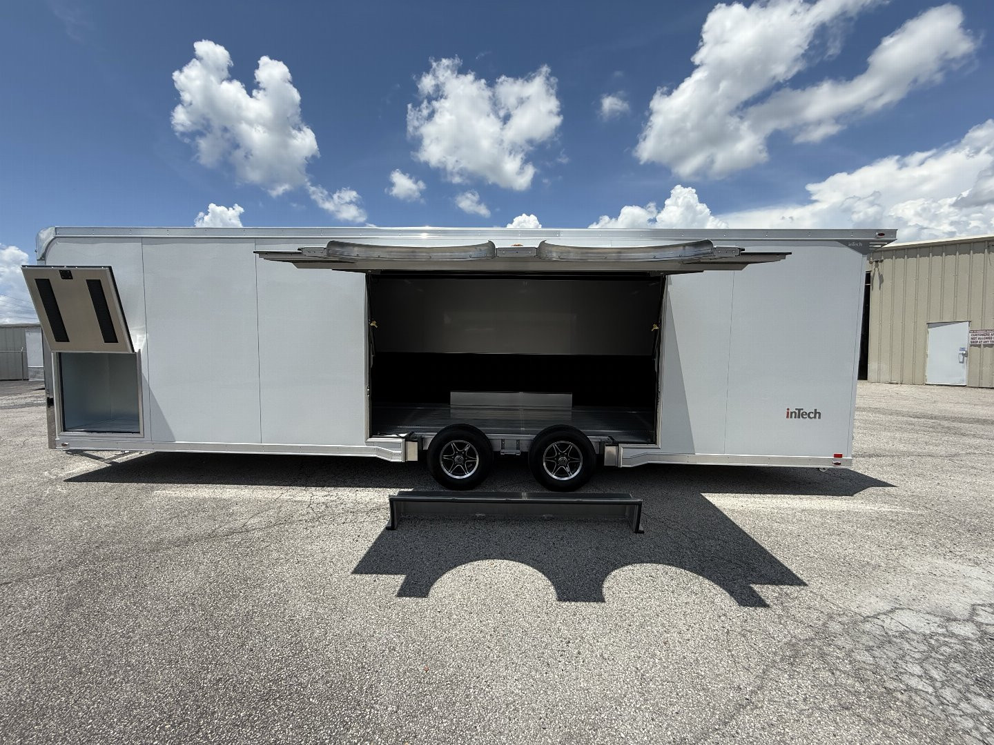 New 2025 INTECH 8.5 X 28 RACE TRAILER