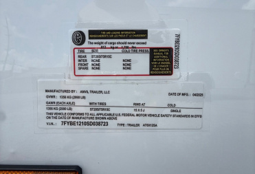 New 2025 Anvil 6x12 Cargo Trailer