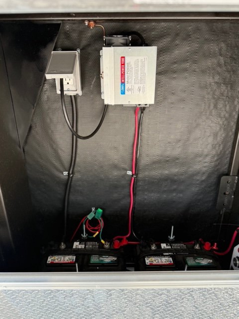 New 2025 Vintage Trailers 8.5x48 Race Trailer with Bathroom