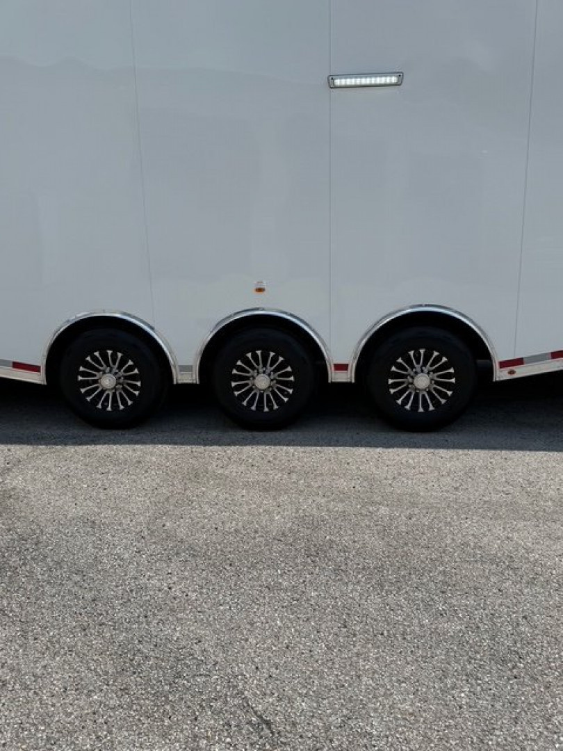 New 2025 Vintage Trailers 8.5x48 Race Trailer with Bathroom