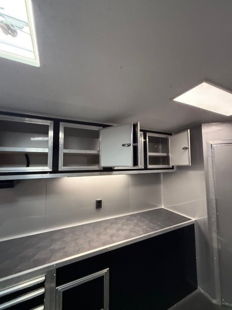 New 2025 Vintage Trailers 8.5x48 Race Trailer with Bathroom