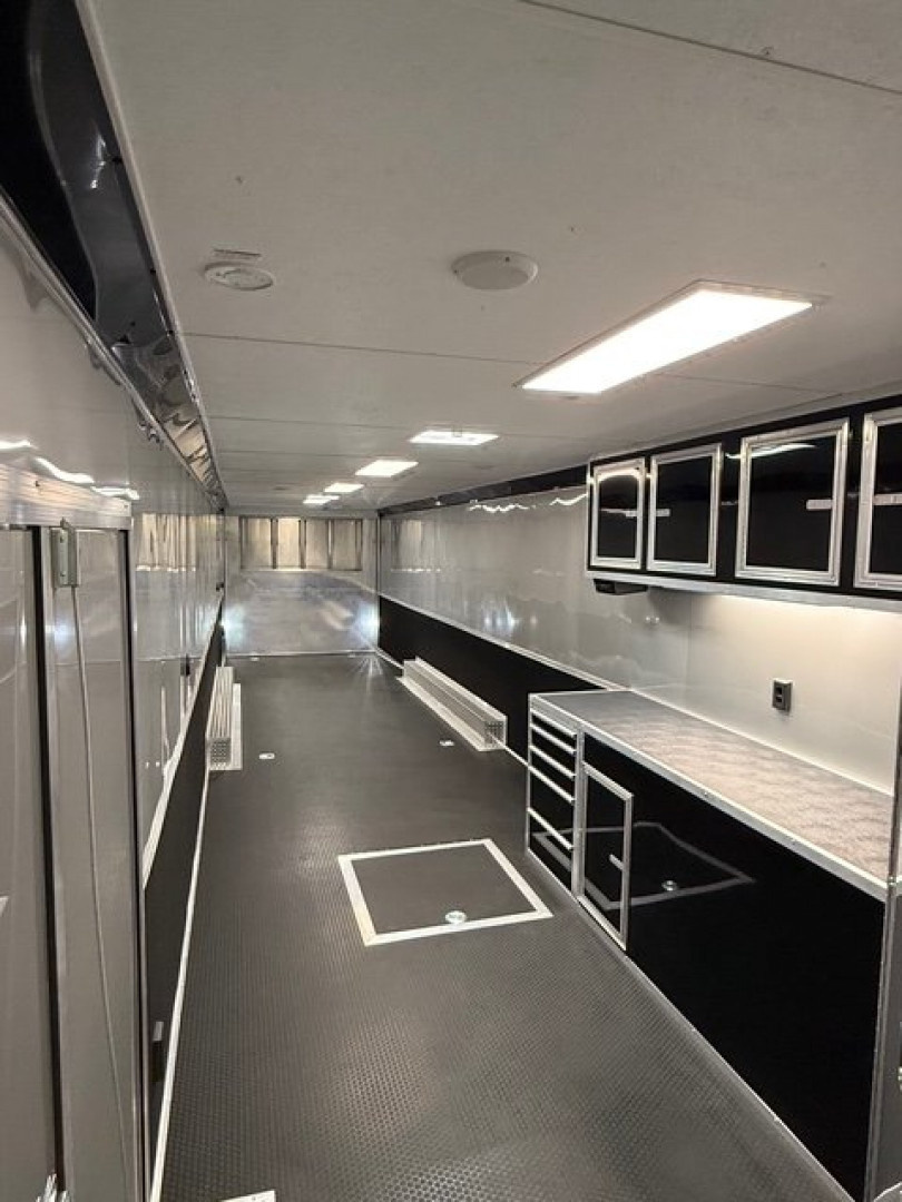 New 2025 Vintage Trailers 8.5x48 Race Trailer with Bathroom