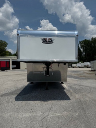 New 2025 Vintage Trailers 8.5x48 Race Trailer with Bathroom