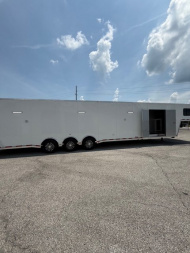 New 2025 Vintage Trailers 8.5x48 Race Trailer with Bathroom