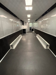 New 2025 Vintage Trailers 8.5x48 Race Trailer with Bathroom