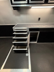 New 2025 Vintage Trailers 8.5x48 Race Trailer with Bathroom