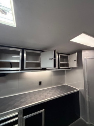 New 2025 Vintage Trailers 8.5x48 Race Trailer with Bathroom