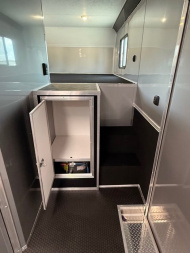 New 2025 Vintage Trailers 8.5x48 Race Trailer with Bathroom